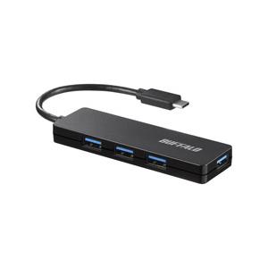 BUFFALO(バッファロー) BSH4U128C1BK USB3.1 Gen1 Type-C 4ポートバスパワーハブ ブラック 【864】 | BUFFALO