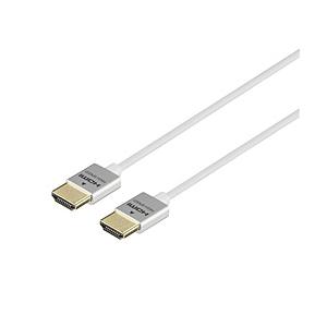 BUFFALO(バッファロー) BSHD3S30WH 3m HDMIケーブル  ホワイト ［3m /HDMI⇔HDMI /フラットタイプ /イーサネット対応］ | BUFFALO
