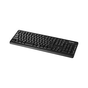 BUFFALO(バッファロー) キーボード  ブラック BSKBW128BK ［ワイヤレス /USB］ | BUFFALO