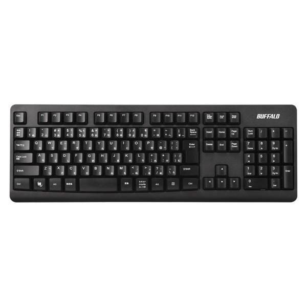 BUFFALO(バッファロー) キーボード  ブラック BSKBW128BK ［ワイヤレス /USB］ | BUFFALO | 01