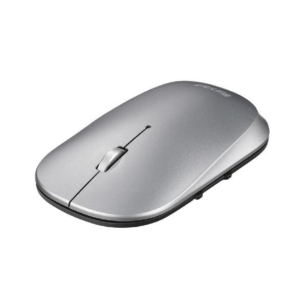 BUFFALO(バッファロー) マウス  ノーマル/シルバー BSMBB538NSV ［BlueLED /無線(ワイヤレス) /5ボタン /Bluetooth］ 【852】 | BUFFALO