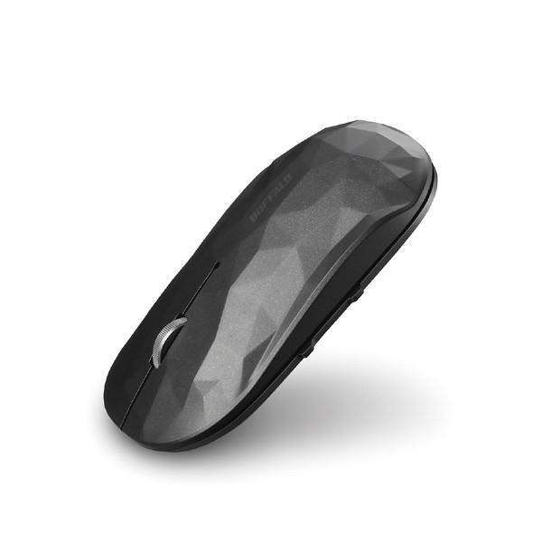 BUFFALO(バッファロー) マウス  ジオメトリー/ブラック BSMBB538GBK ［BlueLED /無線(ワイヤレス) /5ボタン /Bluetooth］ | BUFFALO | 04