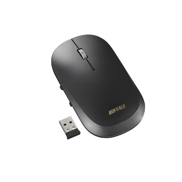 BUFFALO(バッファロー) マウス  ノーマル/ブラック BSMBW538NBK ［BlueLED /無線(ワイヤレス) /5ボタン /USB］ | BUFFALO | 04