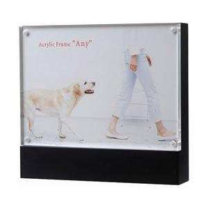 万丈 額縁 「アクリルフレーム」 エニー （ポストサイズ/ブラック） AE-PC-BK | 
