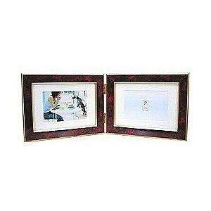 万丈 フォトフレーム ペアフレーム （横型/L判/ワイン） PF-2LWYCW | 