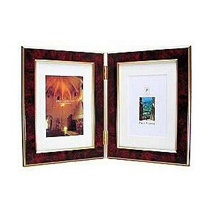 万丈 フォトフレーム ペアフレーム （縦型/L判/ワイン） PF-2LWTCW | 