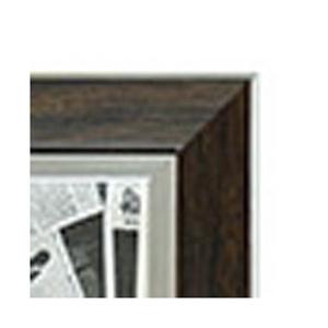 万丈 フォトフレーム ツインフレーム ２面（Ｌ判・２Ｌ判）ダークブラウン | 