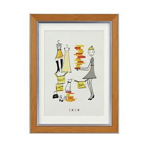 万丈 フォトフレーム クラシック A4/B5(ライトブラウン) PFC-A4B5-LBR | 