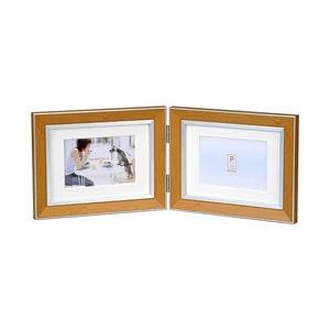 万丈 ペアフレームクラシック横(ライトブラウン) PF-2LWY-LB | 