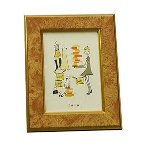 万丈 フォトフレームクラシック L(キャメル) PFC-L-CA | 