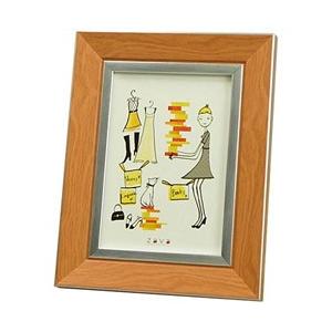 万丈 フォトフレームクラシック L （ライトブラウン）LBR PFC-L-LBR | 