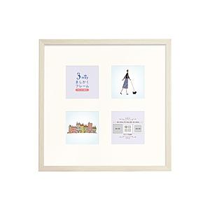 万丈 3wayましかくフレーム 30角 ホワイト   3SQFR-30WH | 