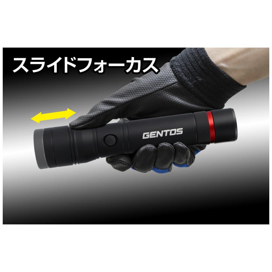 ジェントス GENTOS REXEEDシリーズ フラッシュライト   RX-022DS ［LED /単2乾電池×2 /防水対応］ | GENTOS | 03