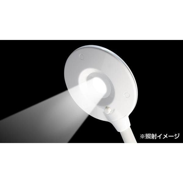 ジェントス 眼のことを考えたデスクライト　クリップ式  ホワイト CP-R268WH ［LED /白色］ | GENTOS | 04