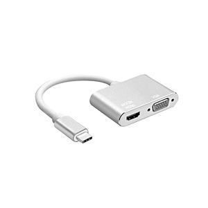 トーホー ［USB-C オス→メス HDMI / VGA］変換アダプタ   HDX-CVH | 