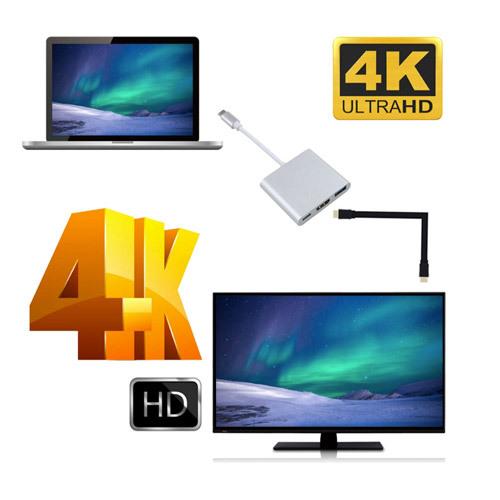 トーホー 映像変換アダプタ [USB-C オス→メス HDMI /USB-A＋USB-Cメス(給電用 PD65W対応)] 4K対応  HDX-C3 ［4K］ |  | 04