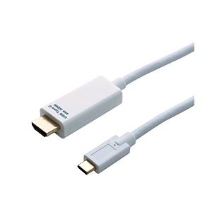 ミヨシ Type C Hdmi変換ケーブル 1m 白 ビックカメラグループオリジナル c Hd10 Wh ソフマップpaypayモール店 通販 Paypayモール