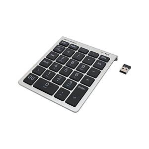 Nakabayashi テンキー (Windows11対応)MCO シルバー TEN24G03/SL ［ワイヤレス /USB］ | ナカバヤシ