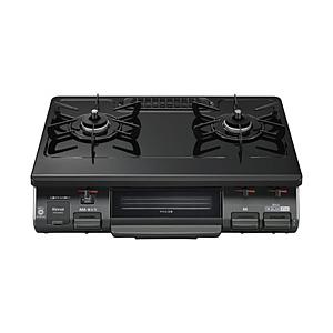 リンナイ ガスコンロ[左強火] ワンピーストップシリーズ ブラック RT64JH6S2-GL 13A ［約60cm /都市ガス12・13A /左強火］ | リンナイ