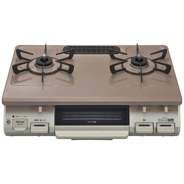 リンナイ ガステーブルコンロ　片面焼き水なしグリル　KG67PPKL　都市ガス　13A パールピンクベージュ | リンナイ | 01