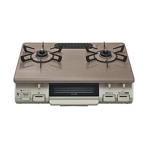 リンナイ ガステーブルコンロ　片面焼き水なしグリル　KG67PPKR　都市ガス　13A パールピンクベージュ | リンナイ