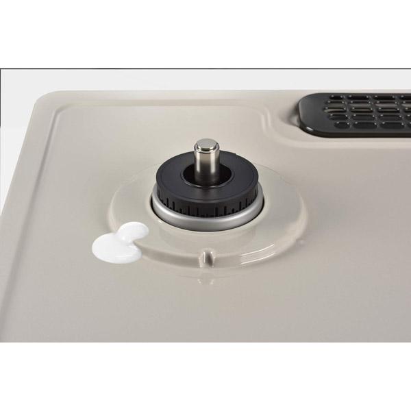 リンナイ ガステーブルコンロ　片面焼き水なしグリル　KG67PPKR　プロパンガス　LPG パールピンクベージュ | リンナイ | 03