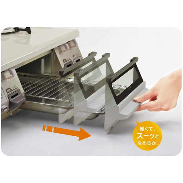 リンナイ ガステーブルコンロ　片面焼き水なしグリル　KG64TW2L　プロパンガス　LPG ピュアベージュ | リンナイ | 06