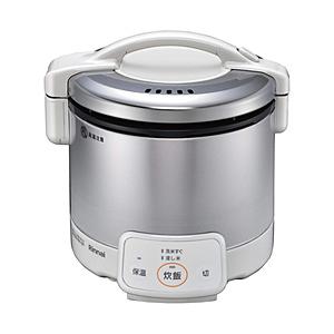 リンナイ RR-030VQ-W_13A ガス炊飯器 グレイッシュホワイト [3合 /都市ガス12・13A] | リンナイ