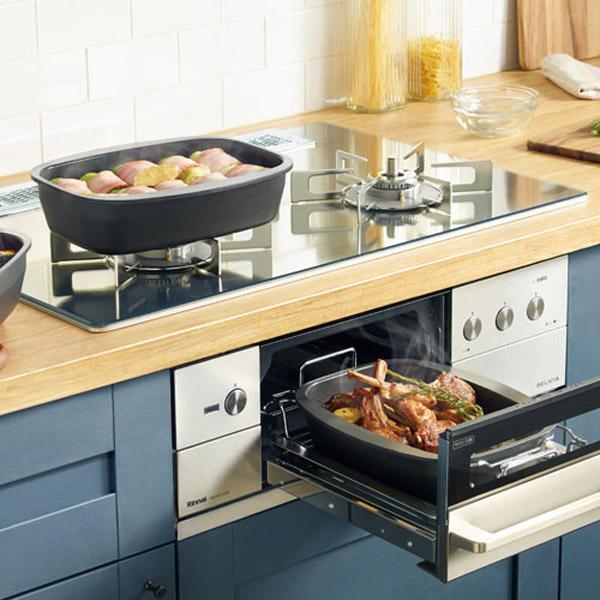 リンナイ ザ・ココット（単品）　RBO-TCV-1 ブラック | リンナイ | 03