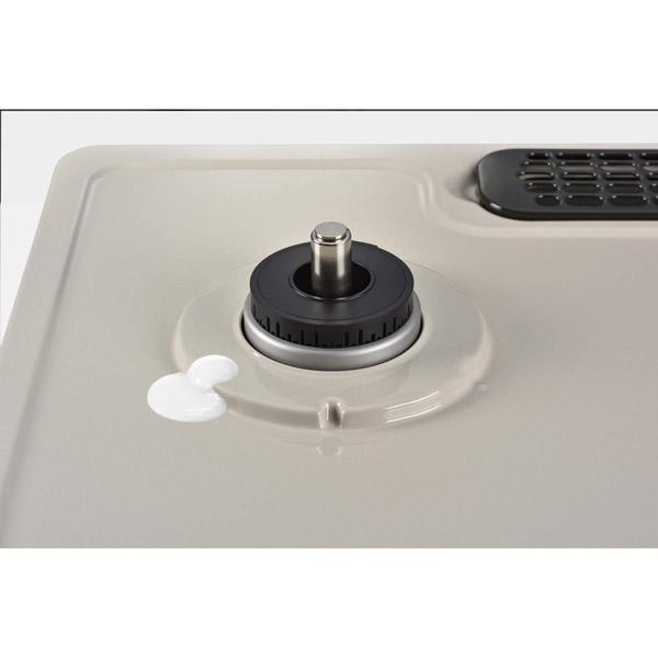 リンナイ ガステーブルコンロ　片面焼き水なしグリル　RTE597BEL　プロパンガス　LPG RTE597BEL クリームベージュ [2口 /左強火 /プロパンガス] | リンナイ | 02