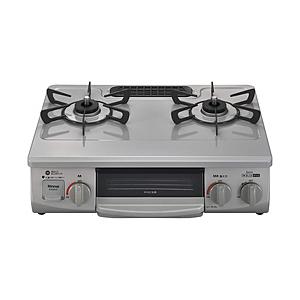 リンナイ ガスコンロ ワンピーストップ  スカイグレー RTE565GRR_13A ［約56cm(コンパクトタイプ) /都市ガス12・13A /右強火］ | リンナイ