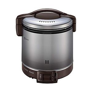 リンナイ ガス炊飯器 炊飯専用タイプ 1.8L（2〜10合）都市ガス用 こがまる ダークブラウン RR-100FS(A)(DB) ［1升 /都市ガス12・13A］ | リンナイ