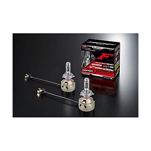 F341HLB　ヘッドライト用LEDバルブ（ドライバーユニット一体・オールインワンモデル）　6500K　12V/24V36W/32W　Hi5400lm／Lo3800lm　HB4　車検対応　2個入り… | IPF