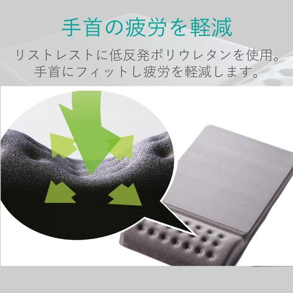ELECOM(エレコム) MP-096GY （COMFY/マウスパッド/グレー） | ELECOM | 01