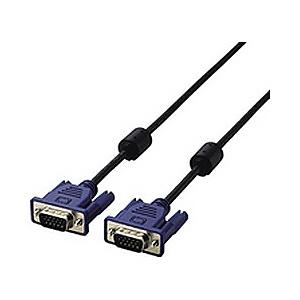 ELECOM(エレコム) CAC-30BK （D-Sub15ピン(ミニ)ケーブル/ブラック/3.0m） | ELECOM