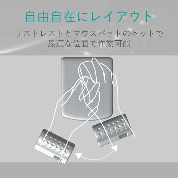 ELECOM(エレコム) MP-114GY （リストレスト+マウスパッド COMFY（カンフィー）/グレー） | ELECOM | 01