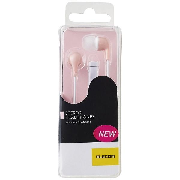 ELECOM(エレコム) EHP-CN300MPN(ピンク)＜1.2mコード＞【リモコン・マイク対応】 カナル型イヤホン | ELECOM | 01