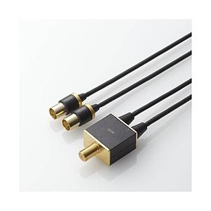 ELECOM(エレコム) 4K8K対応アンテナ分配器 DH-ATD48K05BK | ELECOM