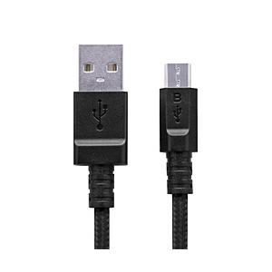 ELECOM(エレコム) スマートフォン用［USB microB］　USB2.0ケーブル 充電・転送 2A （2m・ブラック）　MPA-AMBS2U20BK [振込不可] | ELECOM