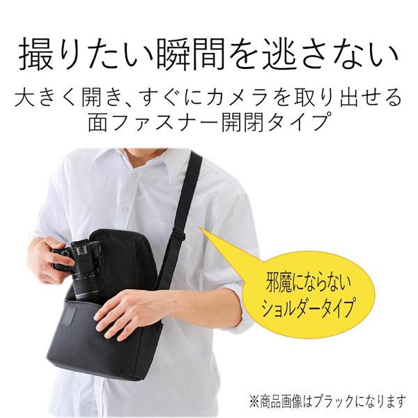 ELECOM(エレコム) 一眼カメラバッグ “normas”（グレー）　DGB-S031GY | ELECOM | 02