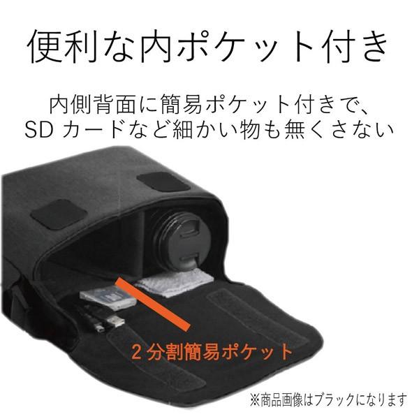 ELECOM(エレコム) 一眼カメラバッグ “normas”（グレー）　DGB-S031GY | ELECOM | 03