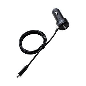 ELECOM(エレコム) シガーチャージャー/Type-C/ストレートタイプ/1m/2.4A/ブラック　MPA-CCC03BK | ELECOM