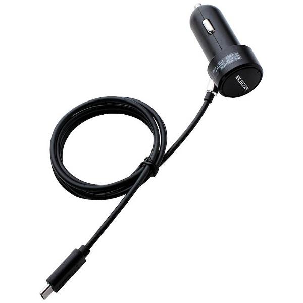 ELECOM(エレコム) シガーチャージャー/Type-C/ストレートタイプ/1m/2.4A/ブラック　MPA-CCC03BK | ELECOM | 01