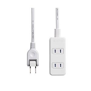 ELECOM(エレコム) ほこり防止シャッター付 雷ガードタップ （2ピン式・3個口・3m）　T-KST02-22330WH　ホワイト | ELECOM