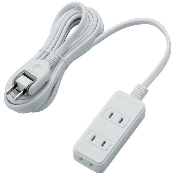 ELECOM(エレコム) ほこり防止シャッター付 雷ガードタップ （2ピン式・3個口・3m）　T-KST02-22330WH　ホワイト | ELECOM | 01