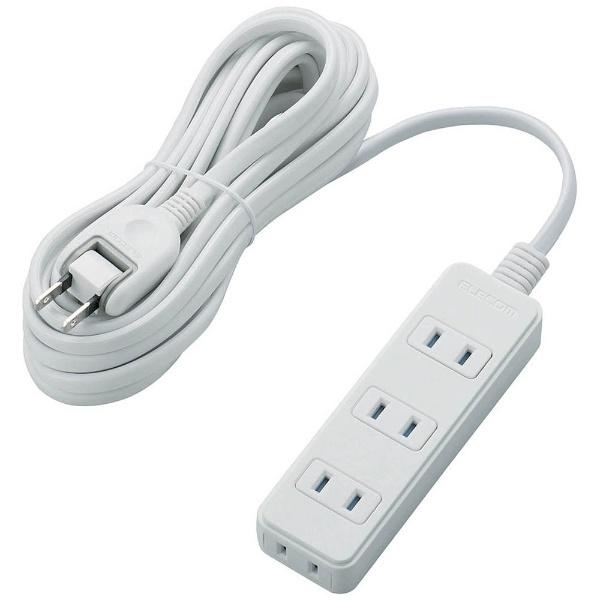 ELECOM(エレコム) ほこり防止シャッター付 雷ガードタップ （2ピン式・4個口・5m）　T-KST02-22450WH　ホワイト | ELECOM | 01