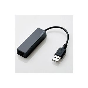 ELECOM(エレコム) EDC-FUA2-B　有線LANアダプタ／USB2.0／Type-A／ブラック | ELECOM | 01