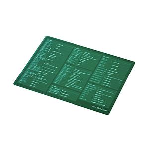 ELECOM(エレコム) マウスパッド［230x180x0.3mm］入力支援/エクセル/XLサイズ/グリーン　MP-SCBGE | ELECOM