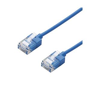 ELECOM(エレコム) CAT6A LANケーブル スーパースリム（2m・ブルー）　LD-GPASS/BU2 | ELECOM