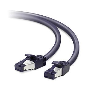 ELECOM(エレコム) CAT8 LANケーブル 爪折れ防止（3m・ブルーメタリック）　LD-OCTT/BM30 | ELECOM